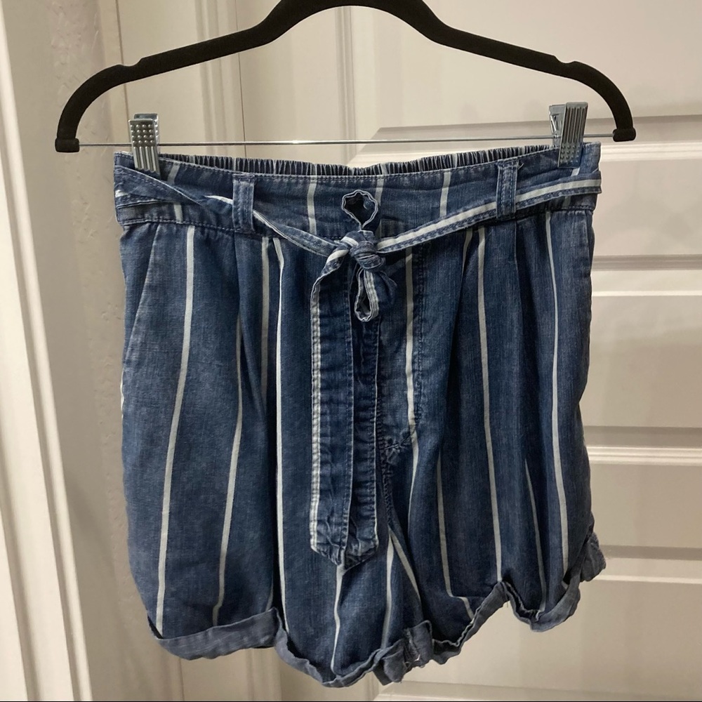 soft denim shorts